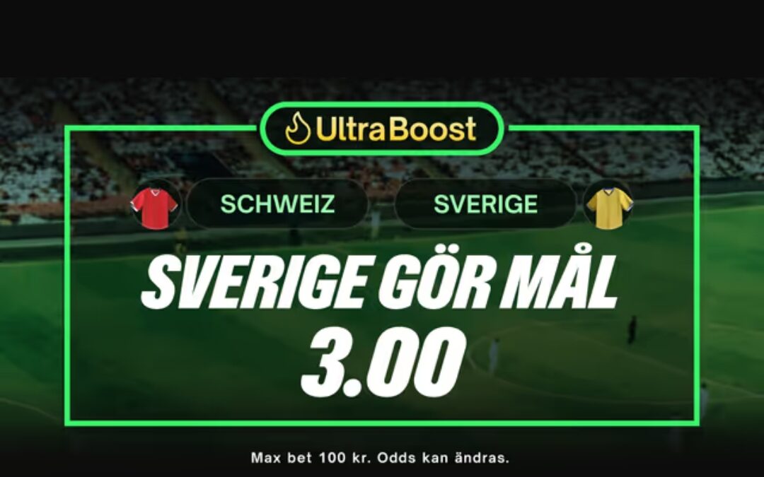 Ultraboost på Sverige – Schweiz!